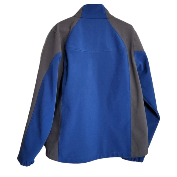 BLACK DIAMOND Soft Shell jacket full zip fleece‎ lined in blue / grey size L - Picture 2 of 13